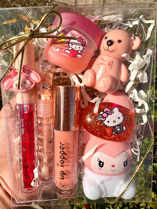 Peach Kawaii Kitty Slay Pack